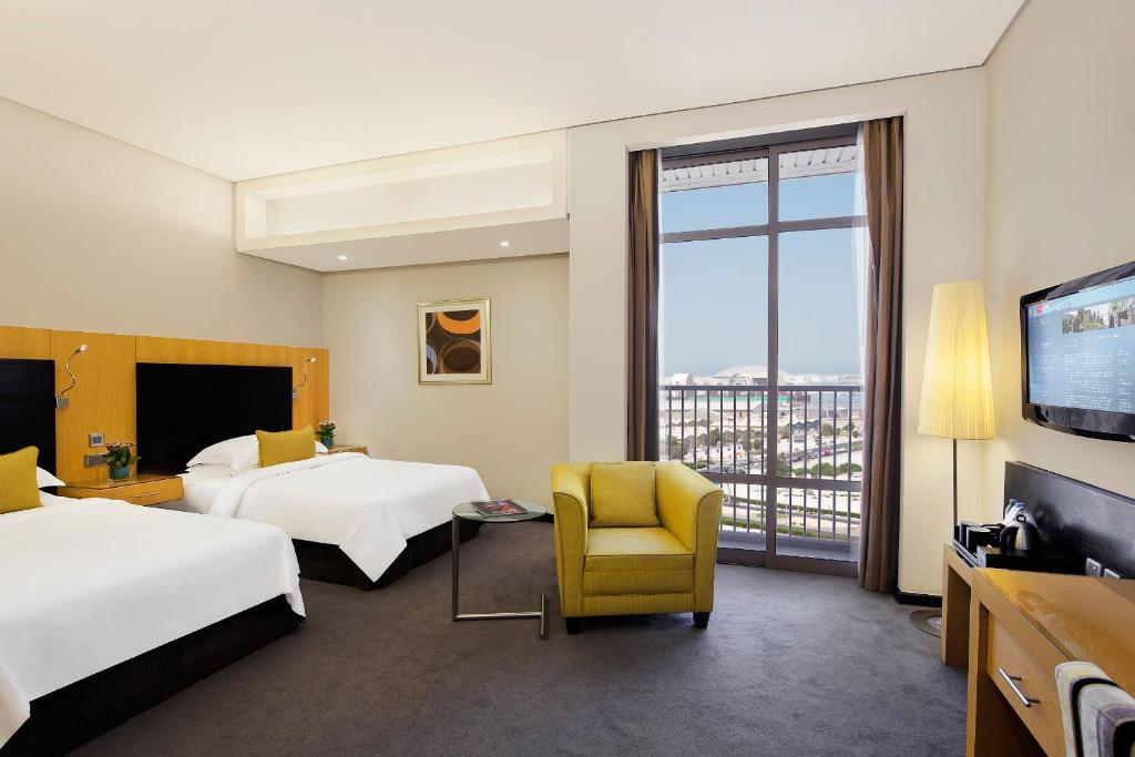 Sea view studio - twin beds 1