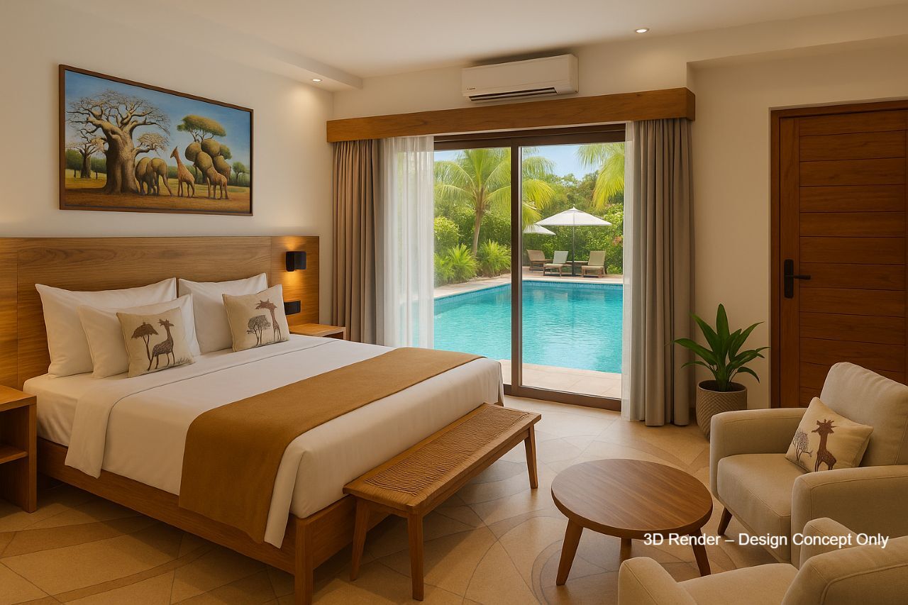Deluxe Pool View Room 1
