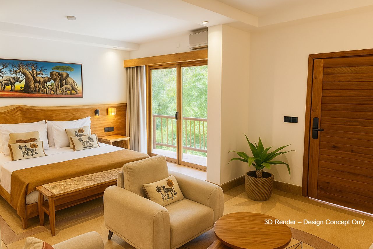 Deluxe Garden View Room 1
