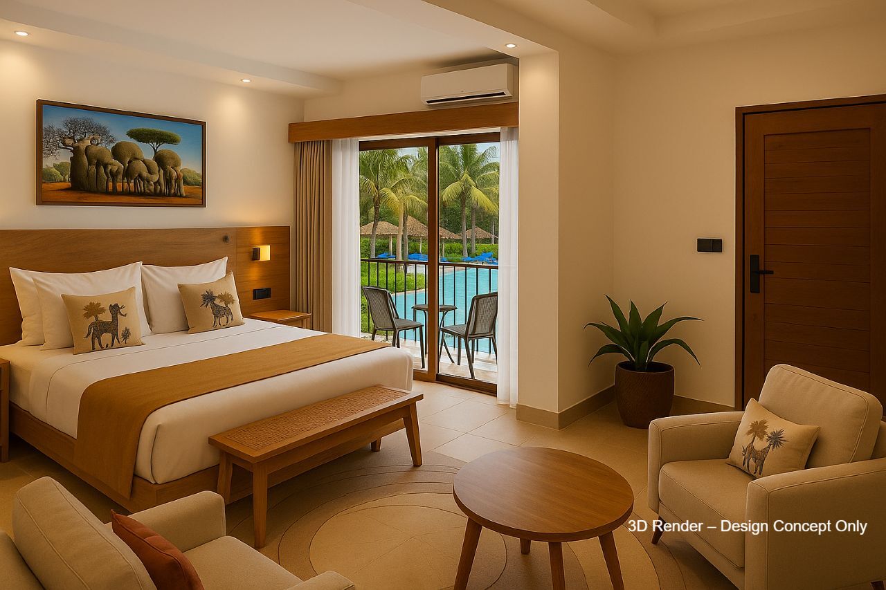 Premium Deluxe Pool View Room 1