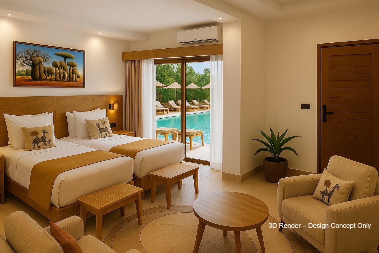 Premium Deluxe Pool View Room 2